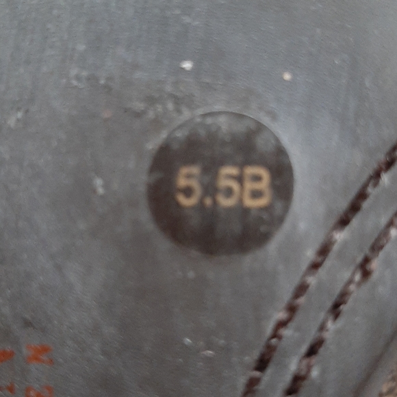 LAUREN by RL Pewter flats sz 5.5 leather metallic - Picture 11 of 11